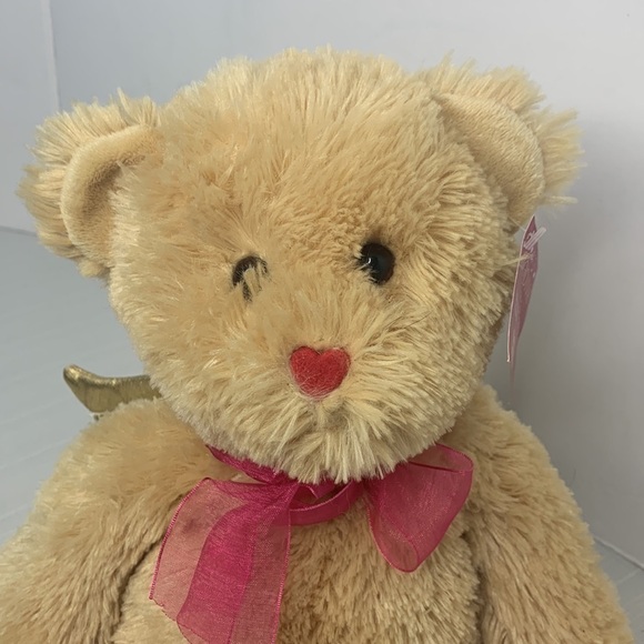 GODIVA 2009 GUND TEDDY BEAR WITH WINGS in gold - Picture 5 of 9